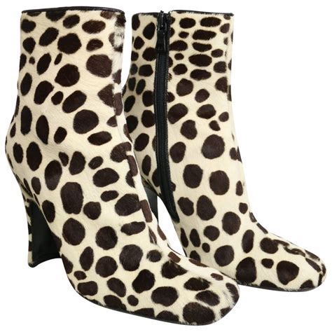 prada boots animal print